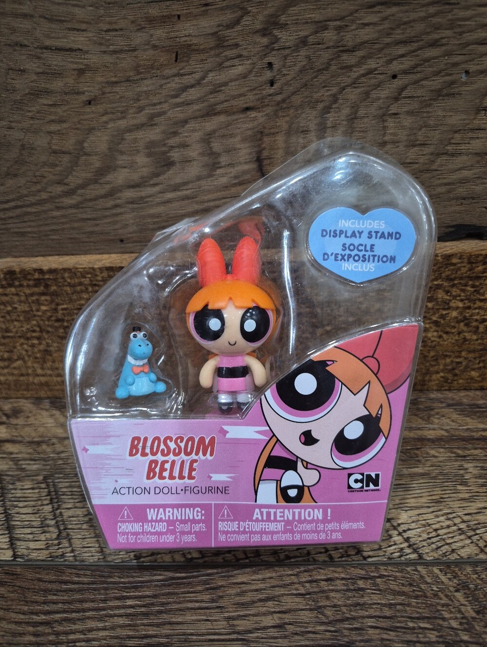 The Powerpuff Girls Blossom Belle Action Doll Figurine New Old Stock Worn Pkg